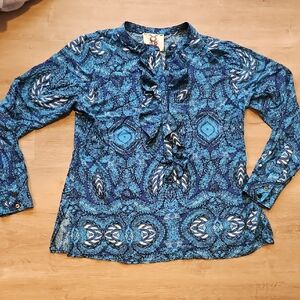 Figue Long Sleeve Top Size Medium